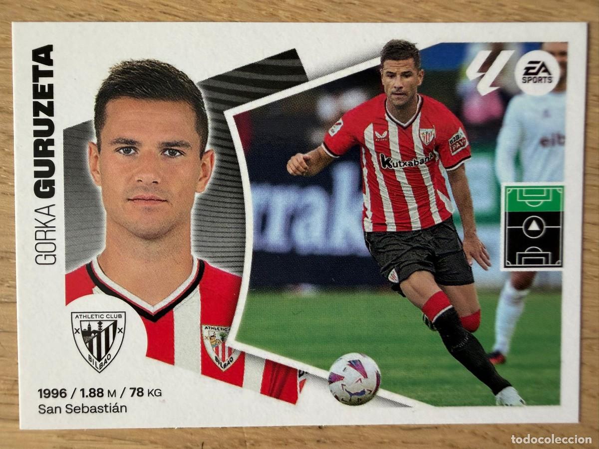 Cromos de f&uacute;tbol: 20 GURUZETA ATHLETIC BILBAO 24 25 2024 2025 LIGA EA SPORTS COLECCIONES ESTE SIN PEGAR STICKER
