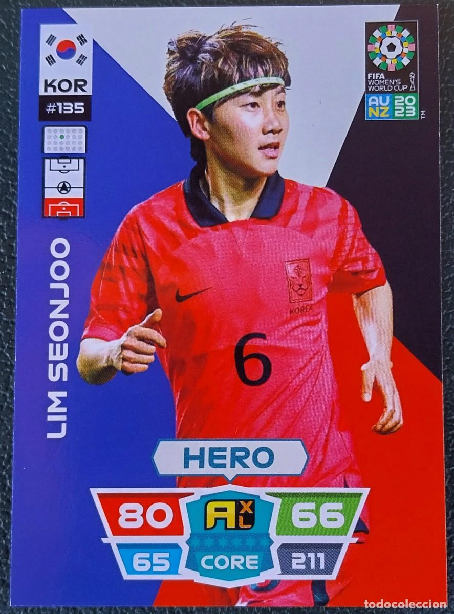 Figurine di Calcio: 135 LIM SEONJOO COREA KOREA FICHAS ALBUM ADRENALYN FEMENINO MUNDIAL WOMEN'S WORLD AU NZ 2023