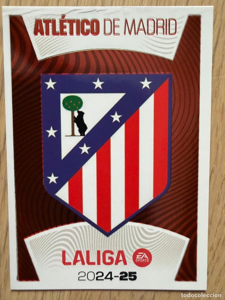 Figurine di Calcio: 1 ESCUDO ATLETICO MADRID 24 25 2024 2025 LIGA EA SPORTS COLECCIONES ESTE SIN PEGAR STICKER