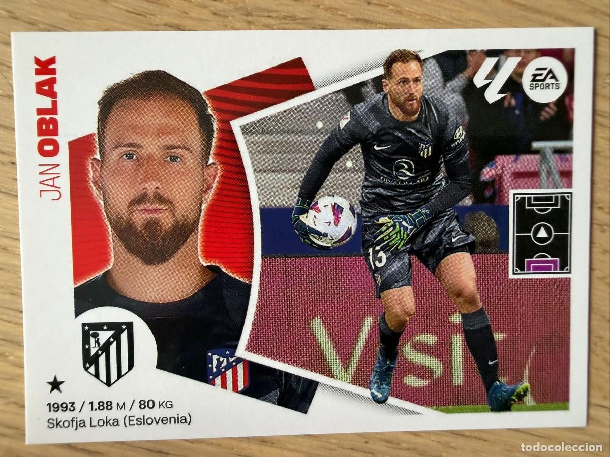 Figurine di Calcio: 3 OBLAK ATLETICO MADRID 24 25 2024 2025 LIGA EA SPORTS COLECCIONES ESTE SIN PEGAR STICKER