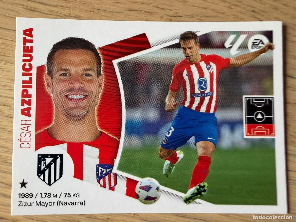 Figurine di Calcio: 6 AZPILICUETA ATLETICO MADRID 24 25 2024 2025 LIGA EA SPORTS COLECCIONES ESTE SIN PEGAR STICKER
