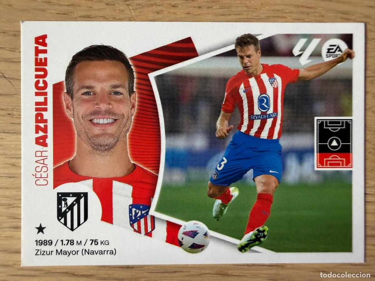 Figurine di Calcio: 6 AZPILICUETA ATLETICO MADRID 24 25 2024 2025 LIGA EA SPORTS COLECCIONES ESTE SIN PEGAR STICKER