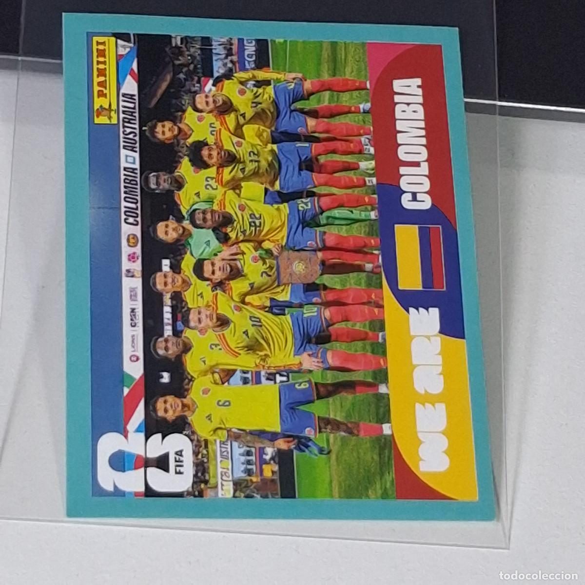 Cromos de f&uacute;tbol: B59 COL13 TEAM PHOTO EQUIPO 13 COLOMBIA COL MUNDIAL FIFA WORLD CUP 2026 STICKER PANINI