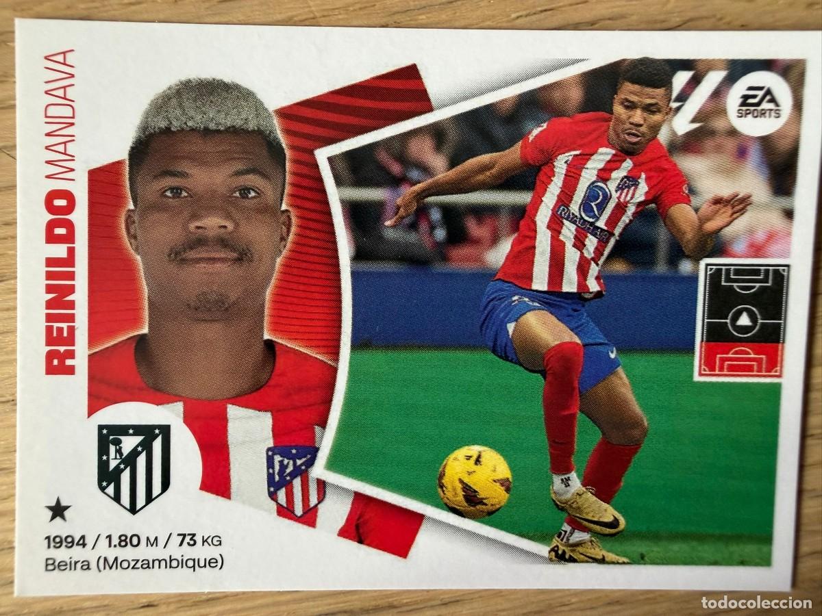 Cromos de f&uacute;tbol: 9 REINILDO ATLETICO MADRID 24 25 2024 2025 LIGA EA SPORTS COLECCIONES ESTE SIN PEGAR STICKER