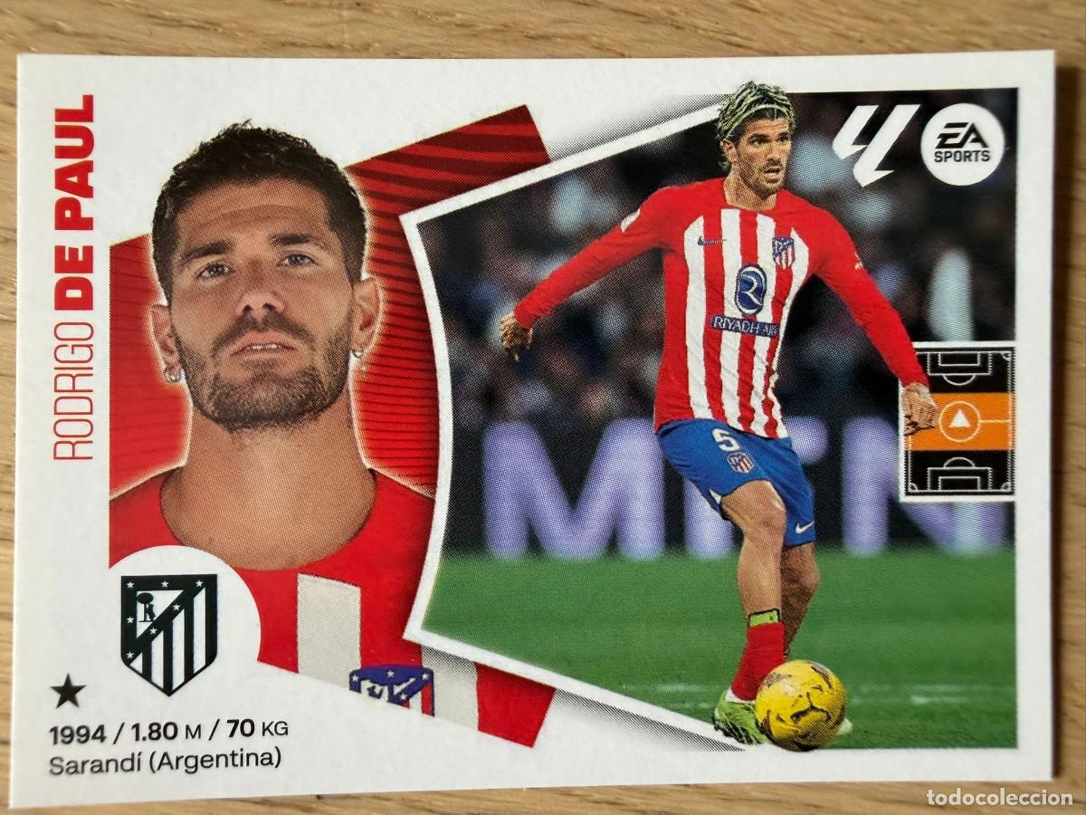 Cromos de f&uacute;tbol: 10 RODRIGO DE PAUL ATLETICO MADRID 24 25 2024 2025 LIGA EA SPORTS COLECCIONES ESTE SIN PEGAR STICKER
