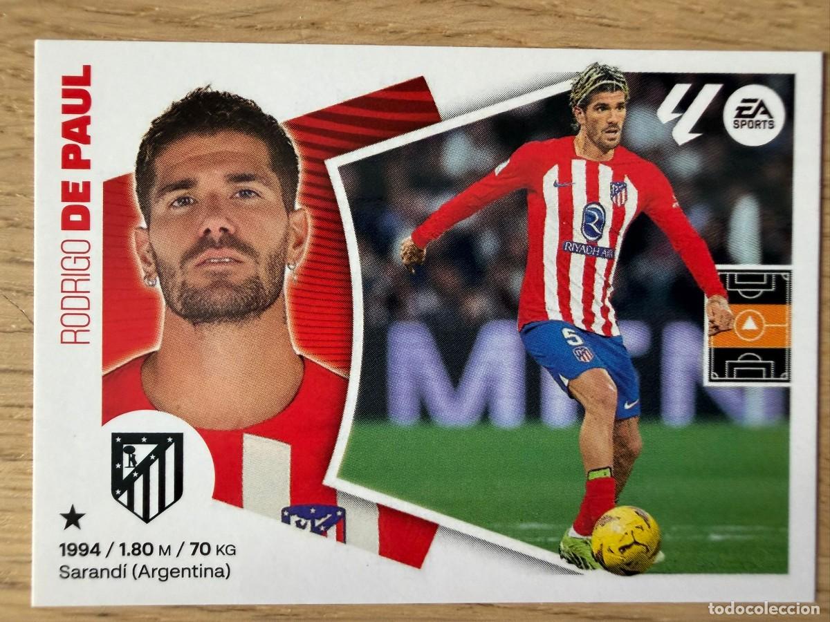 Cromos de f&uacute;tbol: 10 RODRIGO DE PAUL ATLETICO MADRID 24 25 2024 2025 LIGA EA SPORTS COLECCIONES ESTE SIN PEGAR STICKER