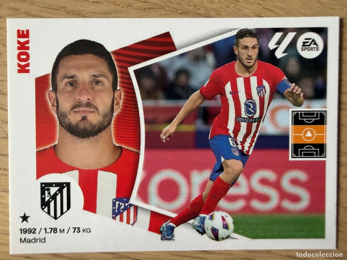 Cromos de f&uacute;tbol: 11 KOKE ATLETICO MADRID 24 25 2024 2025 LIGA EA SPORTS COLECCIONES ESTE SIN PEGAR STICKER