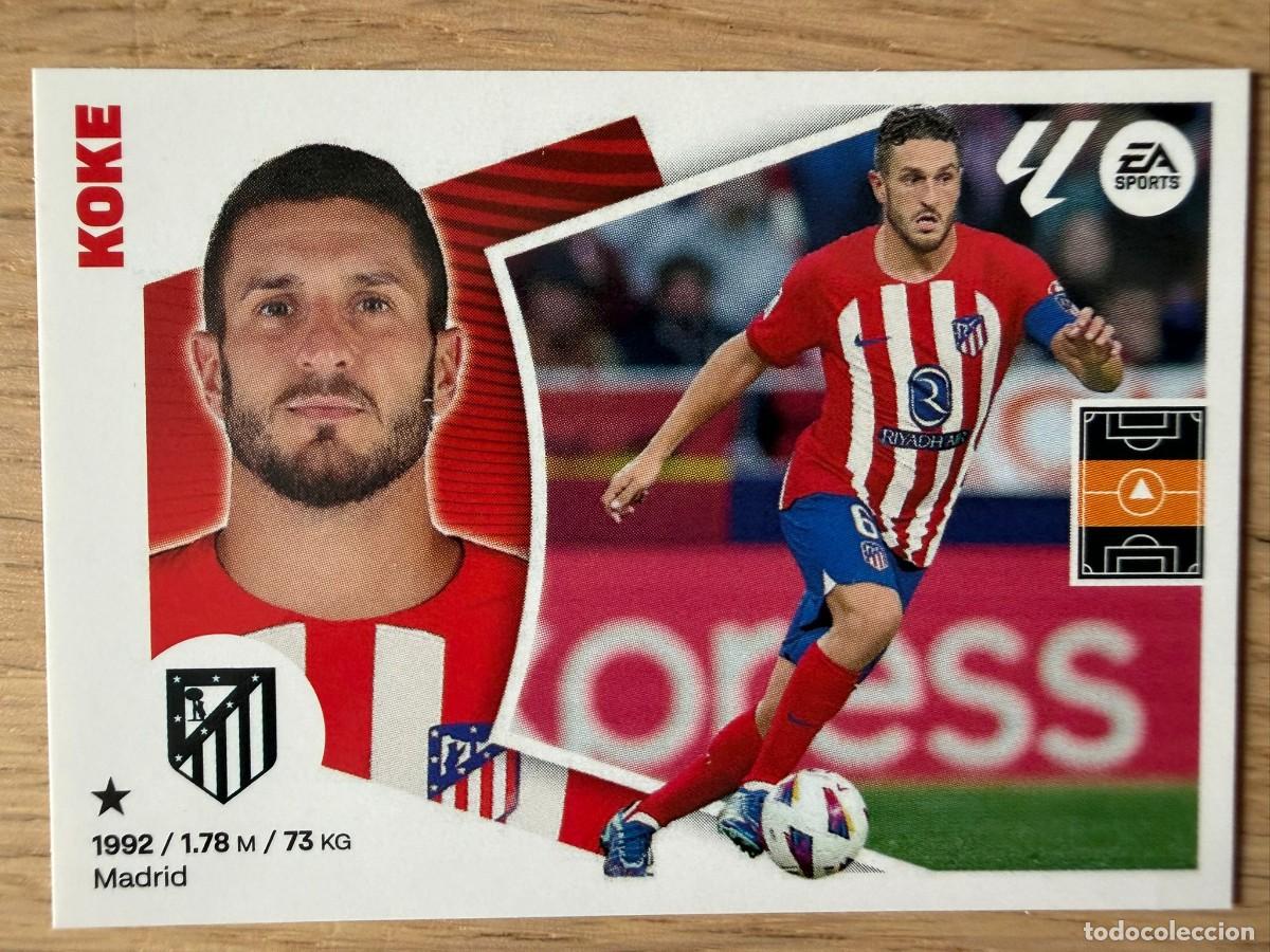 Cromos de f&uacute;tbol: 11 KOKE ATLETICO MADRID 24 25 2024 2025 LIGA EA SPORTS COLECCIONES ESTE SIN PEGAR STICKER