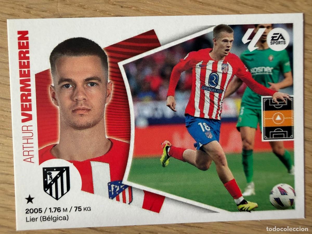 Cromos de f&uacute;tbol: 12A 12 A VERMEEREN ATLETICO MADRID 24 25 2024 2025 LIGA EA SPORTS COLECCIONES ESTE SIN PEGAR STICKER