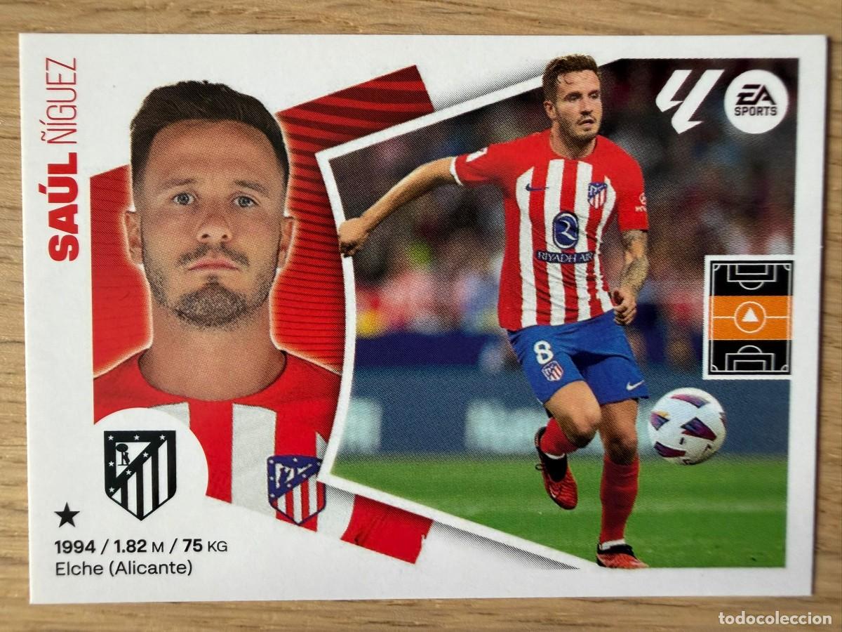 Cromos de f&uacute;tbol: 12B 12 B SAUL ATLETICO MADRID 24 25 2024 2025 LIGA EA SPORTS COLECCIONES ESTE SIN PEGAR STICKER