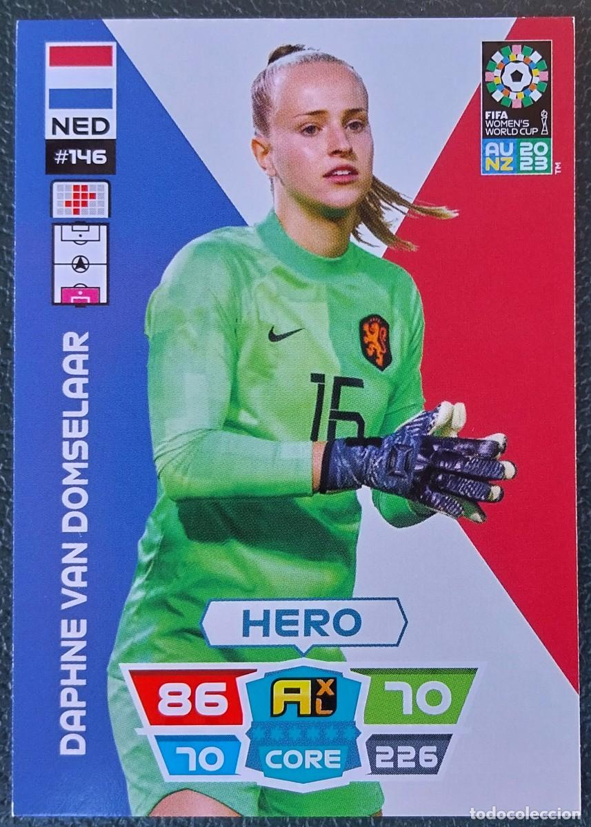 Cromos de f&uacute;tbol: 146 DAPHINE VAN DOMSELAAR HOLANDA FICHAS ALBUM ADRENALYN FEMENINO MUNDIAL WOMEN'S WORLD AU NZ 2023