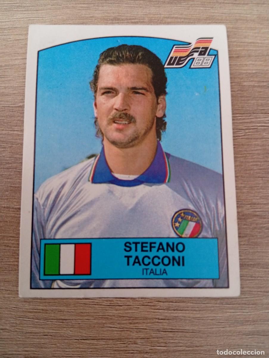 Cromos de f&uacute;tbol: STEFANO TACCONI 80 ITALIA EUROCOPA EURO 1988 88 ALEMANIA NUNCA PEGADO SIN PEGAR