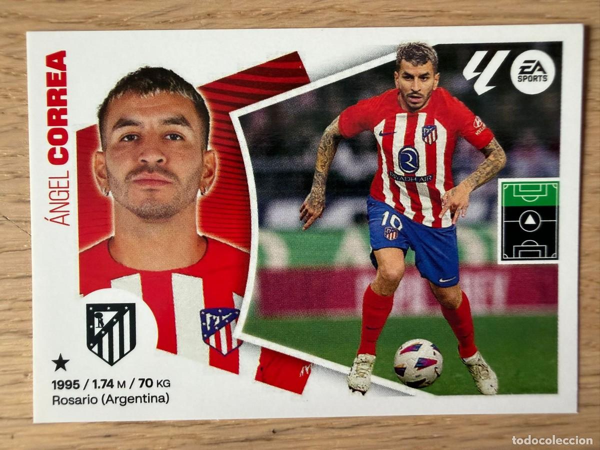 Cromos de f&uacute;tbol: 18 ANGEL CORREA ATLETICO MADRID 24 25 2024 2025 LIGA EA SPORTS COLECCIONES ESTE SIN PEGAR STICKER