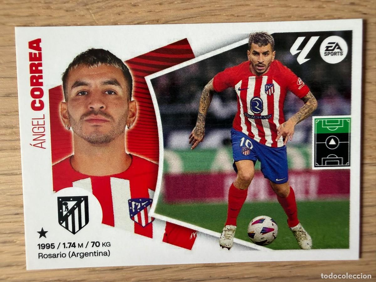 Cromos de f&uacute;tbol: 18 ANGEL CORREA ATLETICO MADRID 24 25 2024 2025 LIGA EA SPORTS COLECCIONES ESTE SIN PEGAR STICKER