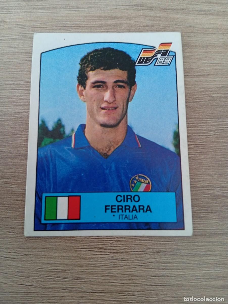Cromos de f&uacute;tbol: CIRO FERRARA 82 ITALIA EUROCOPA EURO 1988 88 ALEMANIA NUNCA PEGADO SIN PEGAR