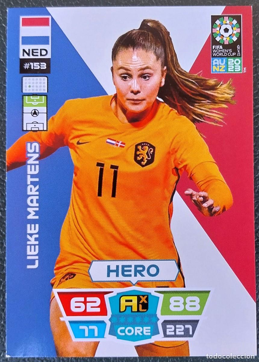 Cromos de f&uacute;tbol: 153 LIEKE MARTENS HOLANDA FICHAS ALBUM ADRENALYN FEMENINO MUNDIAL WOMEN'S WORLD AU NZ 2023