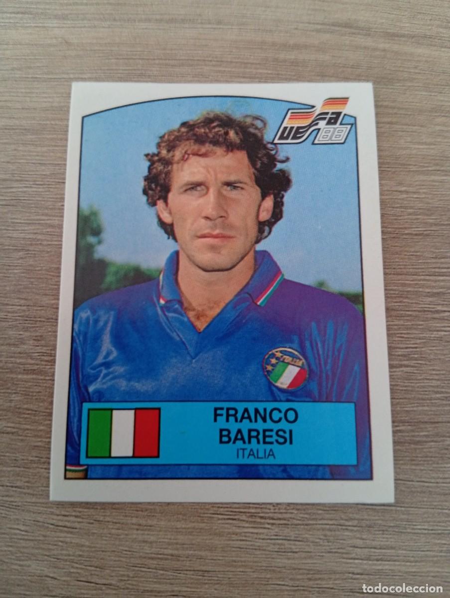 Cromos de f&uacute;tbol: FRANCO BARESI 83 ITALIA EUROCOPA EURO 1988 88 ALEMANIA NUNCA PEGADO SIN PEGAR