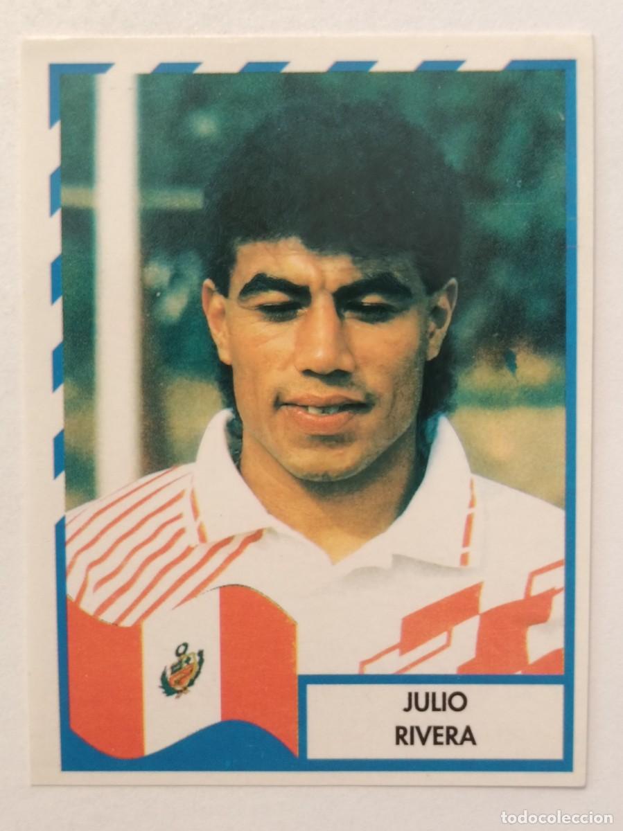 Football Stickers: #199 JULIO RIVERA (PERU) COPA AMERICA 1995 URUGUAY MUNDICROMO