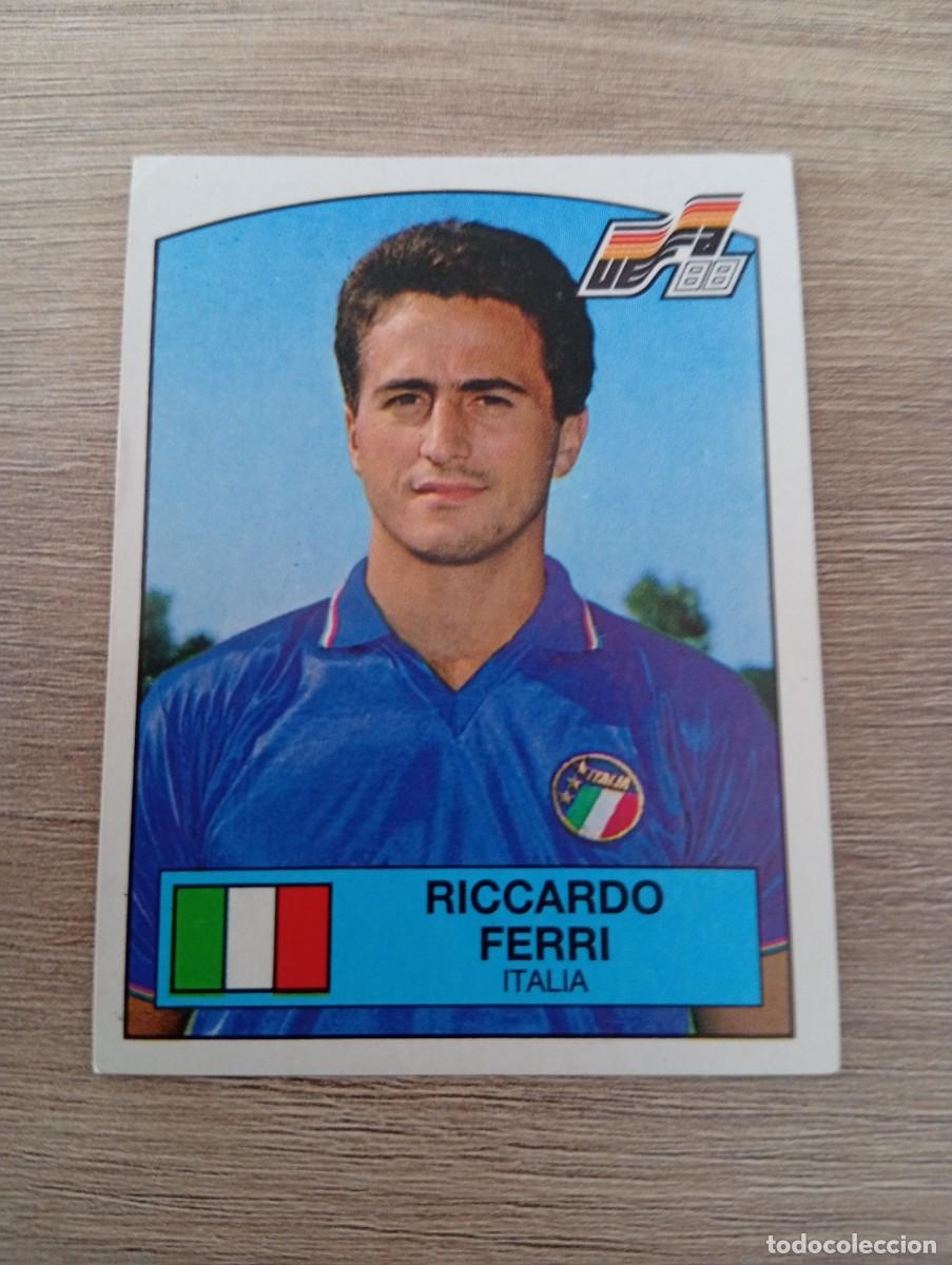 Football Stickers: RICARDO FERRI 85 ITALIA EUROCOPA EURO 1988 88 ALEMANIA NUNCA PEGADO SIN PEGAR