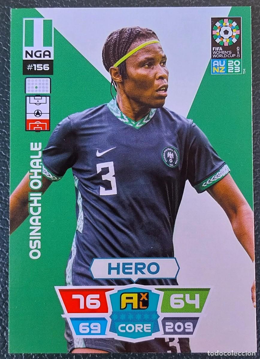 Football Stickers: 156 OSINACHI OHALE NIGERIA FICHAS ALBUM ADRENALYN FEMENINO MUNDIAL WOMEN'S WORLD AU NZ 2023