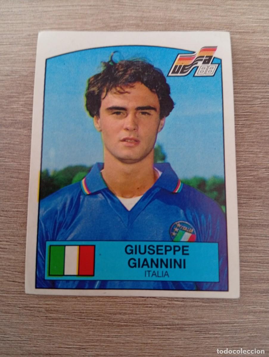 Cromos de f&uacute;tbol: GUISEPPE GIANNINI 92 ITALIA EUROCOPA EURO 1988 88 ALEMANIA NUNCA PEGADO SIN PEGAR