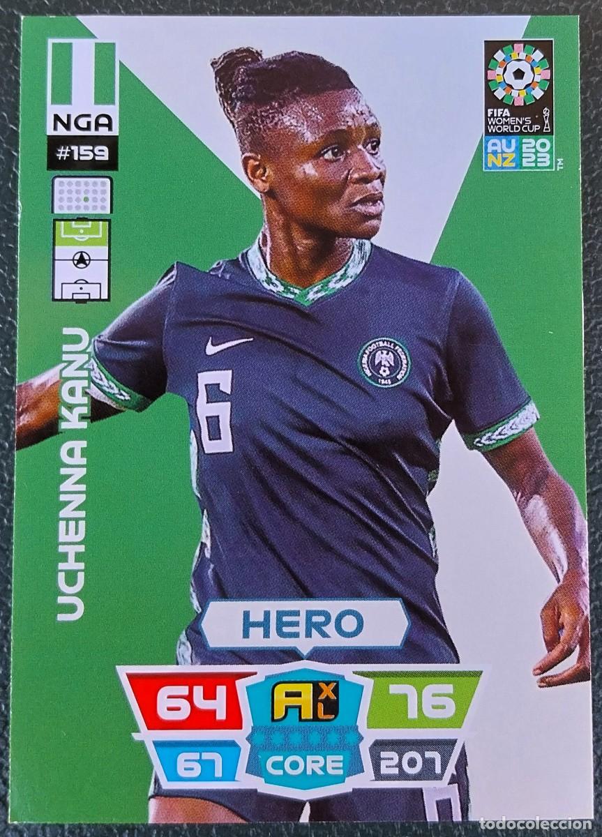 Cromos de f&uacute;tbol: 159 UCHENNA KANU NIGERIA FICHAS ALBUM ADRENALYN FEMENINO MUNDIAL WOMEN'S WORLD AU NZ 2023
