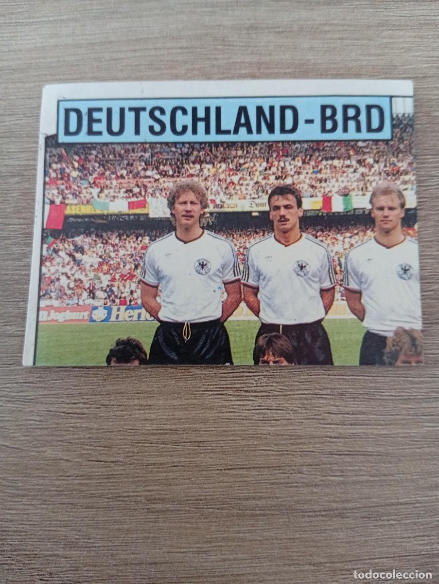 Cromos de f&uacute;tbol: ALINEACION ALEMANIA 45 EUROCOPA EURO 1988 88 ALEMANIA NUNCA PEGADO SIN PEGAR