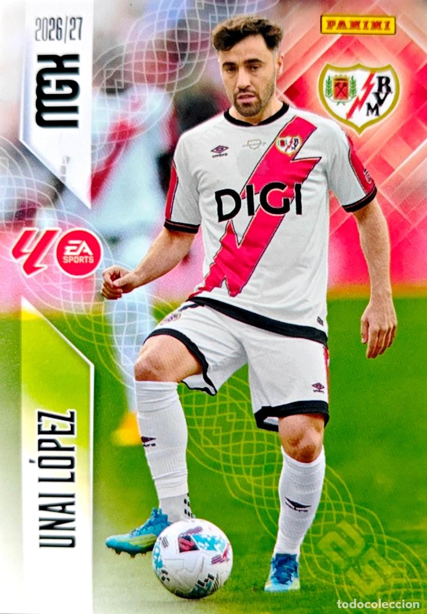 Cromos de f&uacute;tbol: 301 Unai Lopez - Rayo Vallecano - PANINI Megacracks MGK 2026 2027 26 27