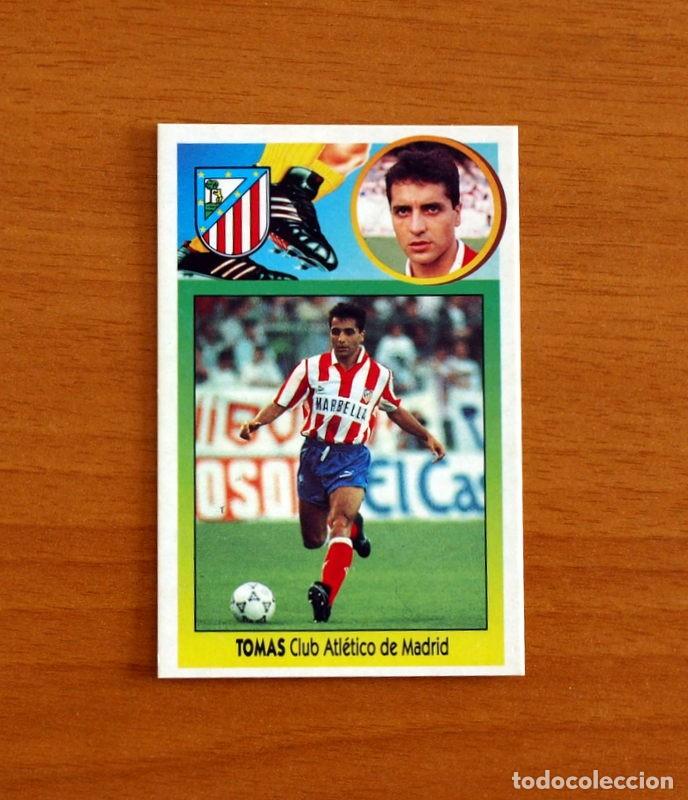 Cromos de f&uacute;tbol: Atl&eacute;tico Madrid - Tom&aacute;s - Ediciones Este Liga 1993-1994, 93-94 - De cart&oacute;n, nunca pegado