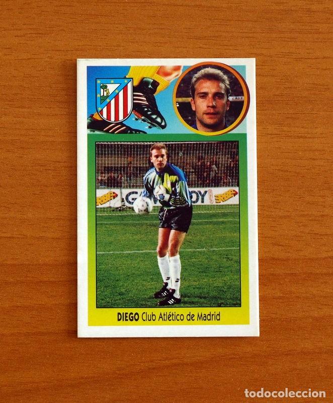 Cromos de f&uacute;tbol: Atl&eacute;tico Madrid - Diego - Ediciones Este Liga 1993-1994, 93-94 - De cart&oacute;n, nunca pegado