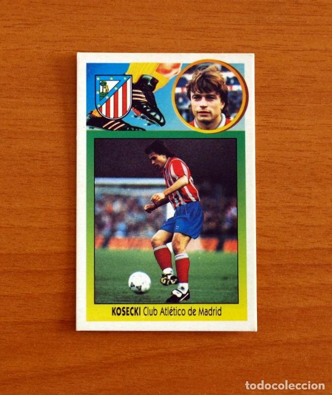 Cromos de f&uacute;tbol: Atl&eacute;tico de Madrid -Kosecki -Fichaje 4 -Ediciones Este Liga 1993-1994, 93-94 -De Cart&oacute;n Nunca pegado