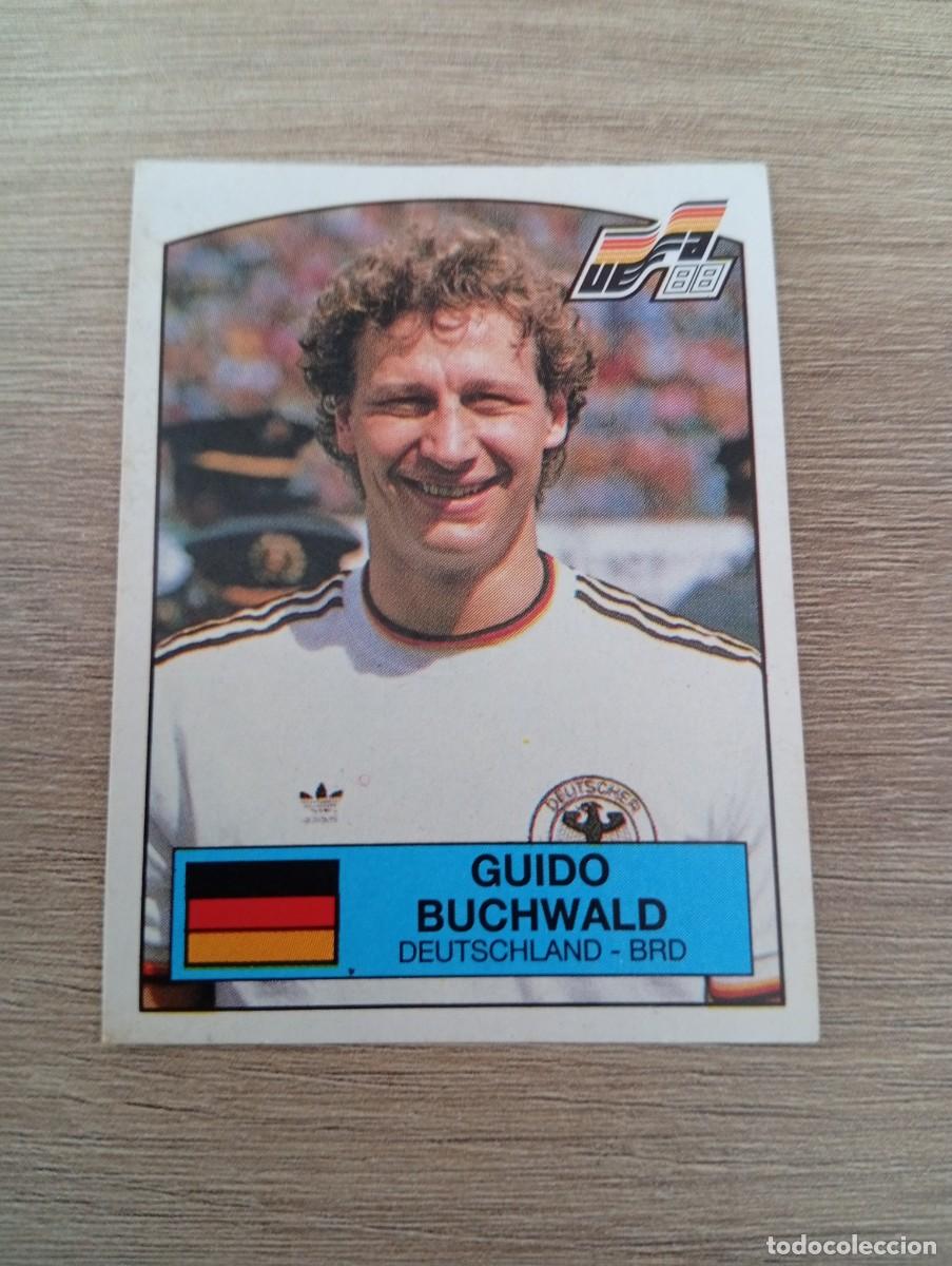 Cromos de f&uacute;tbol: GUIDO BUCHWALD 56 ALEMANIA EUROCOPA EURO 1988 88 ALEMANIA NUNCA PEGADO SIN PEGAR