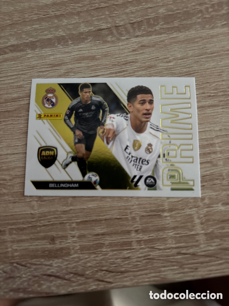 Cromos de f&uacute;tbol: Bellingham ADN Prime liga este 26 27