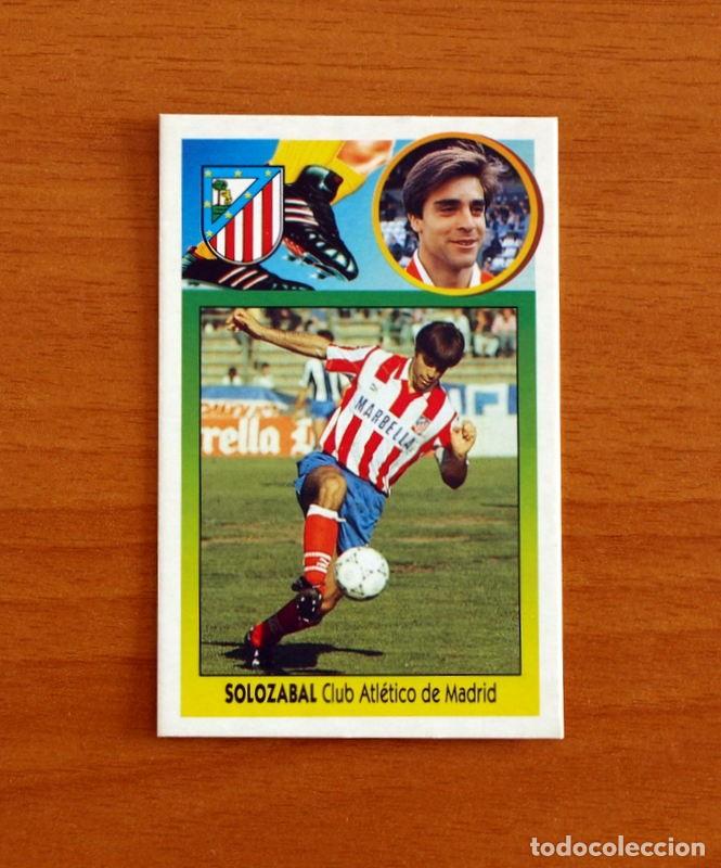 Cromos de f&uacute;tbol: Atl&eacute;tico Madrid - Soloz&aacute;bal - Ediciones Este Liga 1993-1994, 93-94 - De cart&oacute;n, nunca pegado
