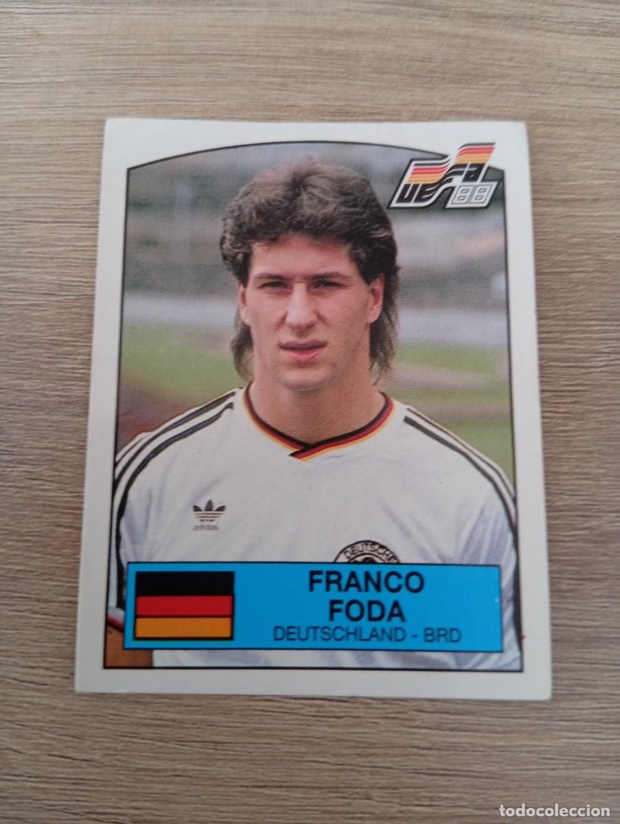 Cromos de f&uacute;tbol: FRANCO RODA 57 ALEMANIA EUROCOPA EURO 1988 88 ALEMANIA NUNCA PEGADO SIN PEGAR
