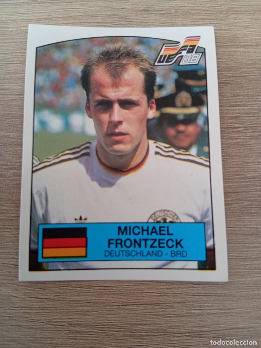 Cromos de f&uacute;tbol: MICHAEL FRONTZECK 59 ALEMANIA EUROCOPA EURO 1988 88 ALEMANIA NUNCA PEGADO SIN PEGAR