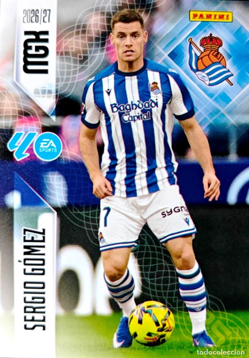 Cromos de f&uacute;tbol: 313 Sergio Gomez - Real Sociedad - PANINI Megacracks MGK 2026 2027 26 27