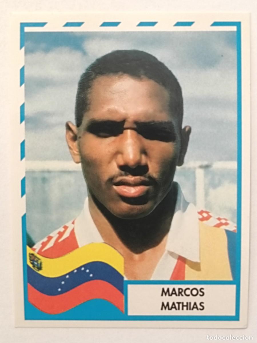Cromos de f&uacute;tbol: #233 MARCOS MATHIAS (VENEZUELA) COPA AMERICA 1995 URUGUAY MUNDICROMO