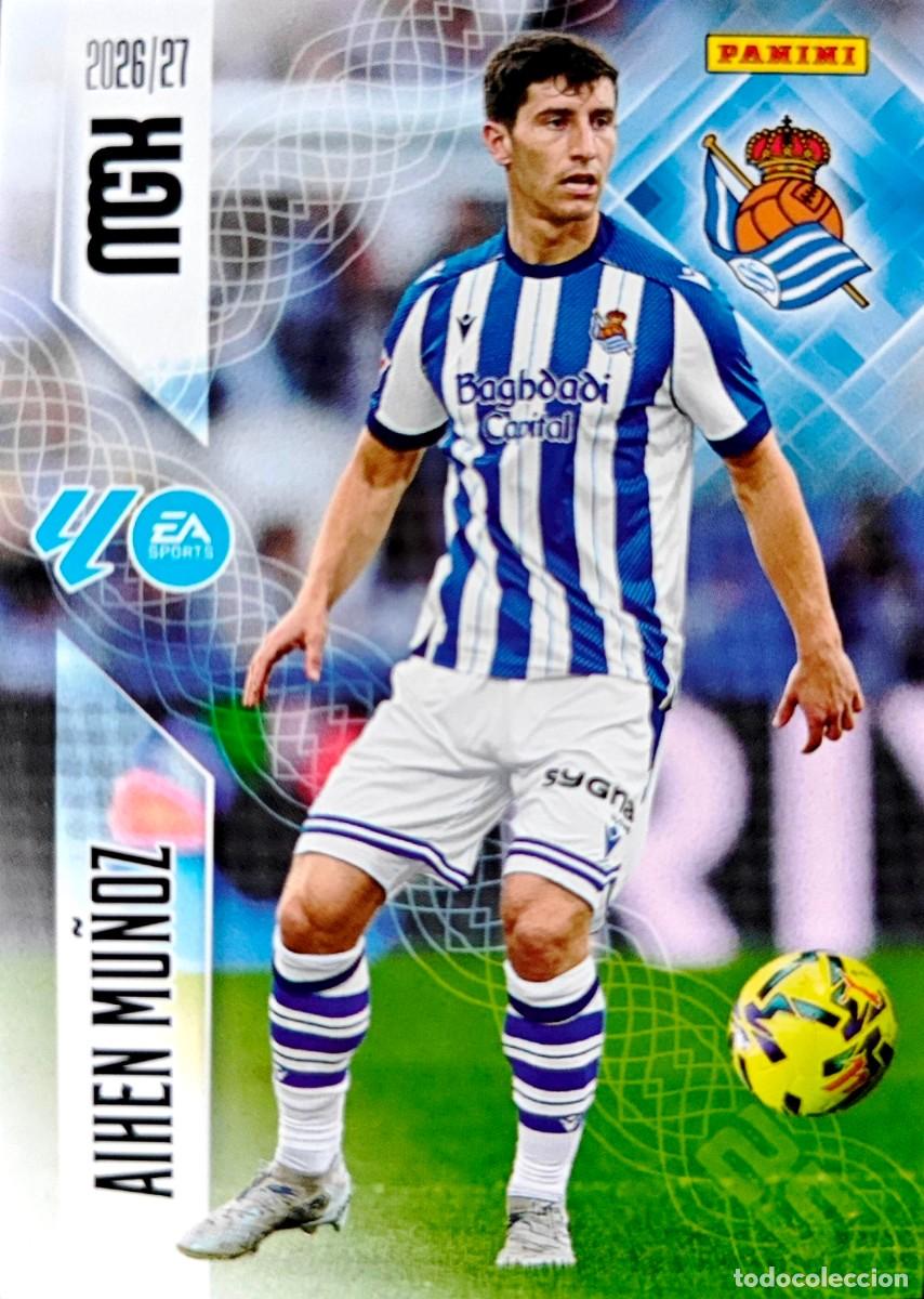 Cromos de f&uacute;tbol: 314 Aihen Mu&ntilde;oz - Real Sociedad - PANINI Megacracks MGK 2026 2027 26 27