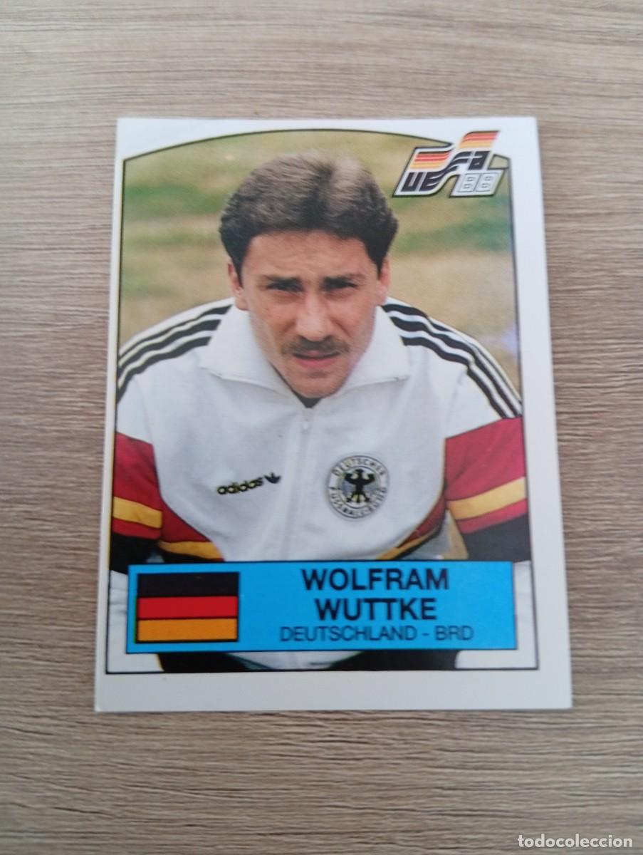 Cromos de f&uacute;tbol: WOLFRAM WUTTKE 64 ALEMANIA EUROCOPA EURO 1988 88 ALEMANIA NUNCA PEGADO SIN PEGAR