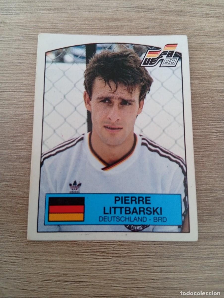 Cromos de f&uacute;tbol: PIERRE LITTBARSKI 68 ALEMANIA EUROCOPA EURO 1988 88 ALEMANIA NUNCA PEGADO SIN PEGAR