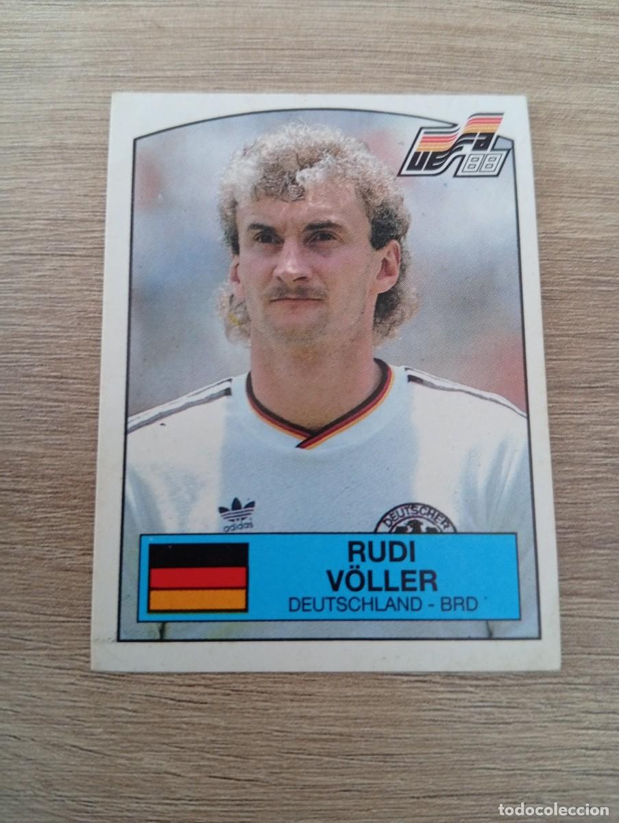 Cromos de f&uacute;tbol: RUDI VOLLER 69 ALEMANIA EUROCOPA EURO 1988 88 ALEMANIA NUNCA PEGADO SIN PEGAR