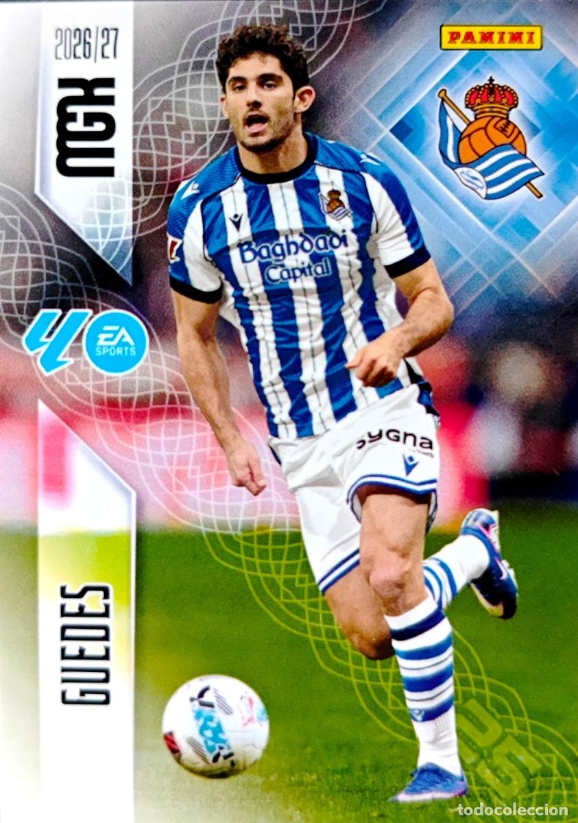 Cromos de f&uacute;tbol: 322 Gon&ccedil;alo Guedes - Real Sociedad - PANINI Megacracks MGK 2026 2027 26 27