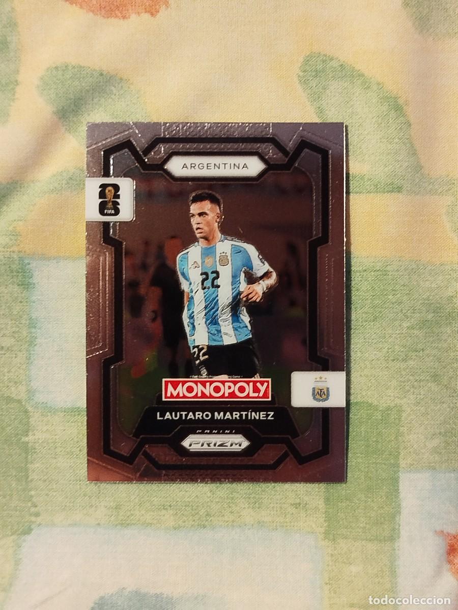 Cromos de f&uacute;tbol: 2. Lautaro Mart&iacute;nez (Argentina) - Panini Prizm Monopoly Fifa World Cup 26