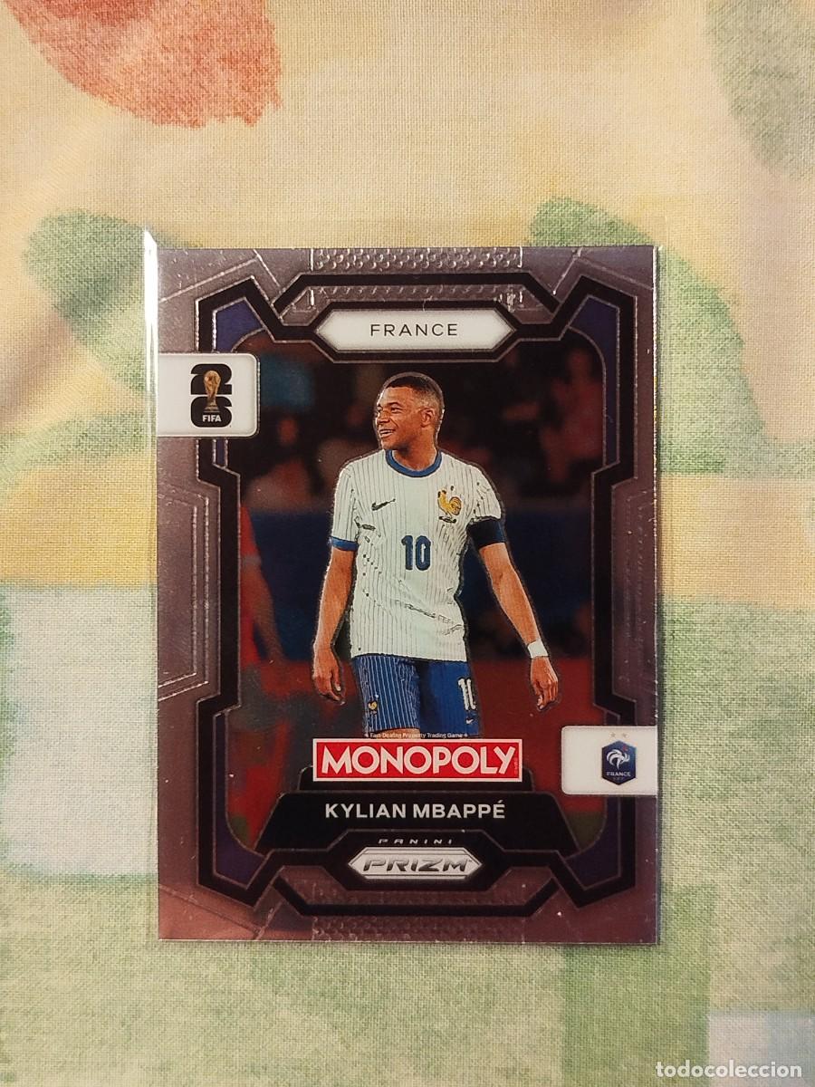 Cromos de f&uacute;tbol: 7. Kylian Mbappe (Francia) - Panini Prizm Monopoly Fifa World Cup 26