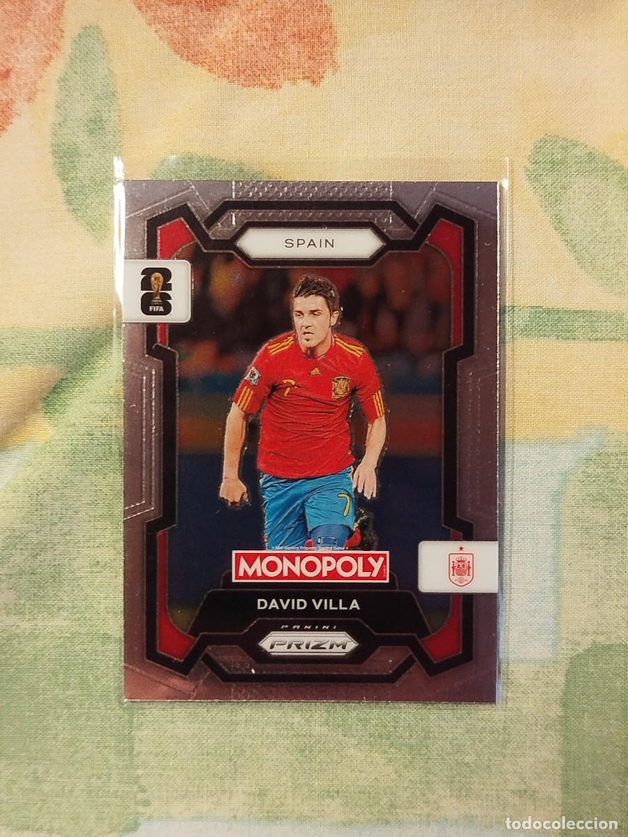 Figurine di Calcio: 44. David Villa (Espa&ntilde;a) - Panini Prizm Monopoly Fifa World Cup 26