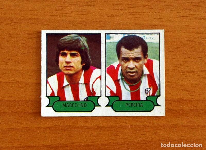 Figurine di Calcio: Atletico Madrid -N&ordm; 8 Marcelino-Pereira - Ruiz Romero 1978-1979, 78-79 - Nunca Pegado