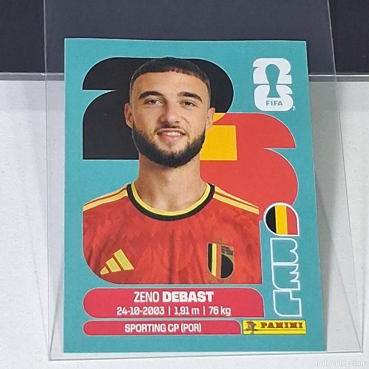 Cartes &agrave; collectionner de Football: B60 BEL BEL5 ZENO DEBAST 5 B&Eacute;LGICA BELGIUM BEL MUNDIAL FIFA WORLD CUP 2026 STICKER PANINI
