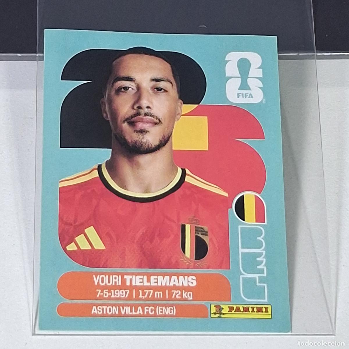 Cartes &agrave; collectionner de Football: B60 BEL9 YOURI TIELEMANS 9 B&Eacute;LGICA BELGIUM MUNDIAL FIFA WORLD CUP 2026 STICKER PANINI