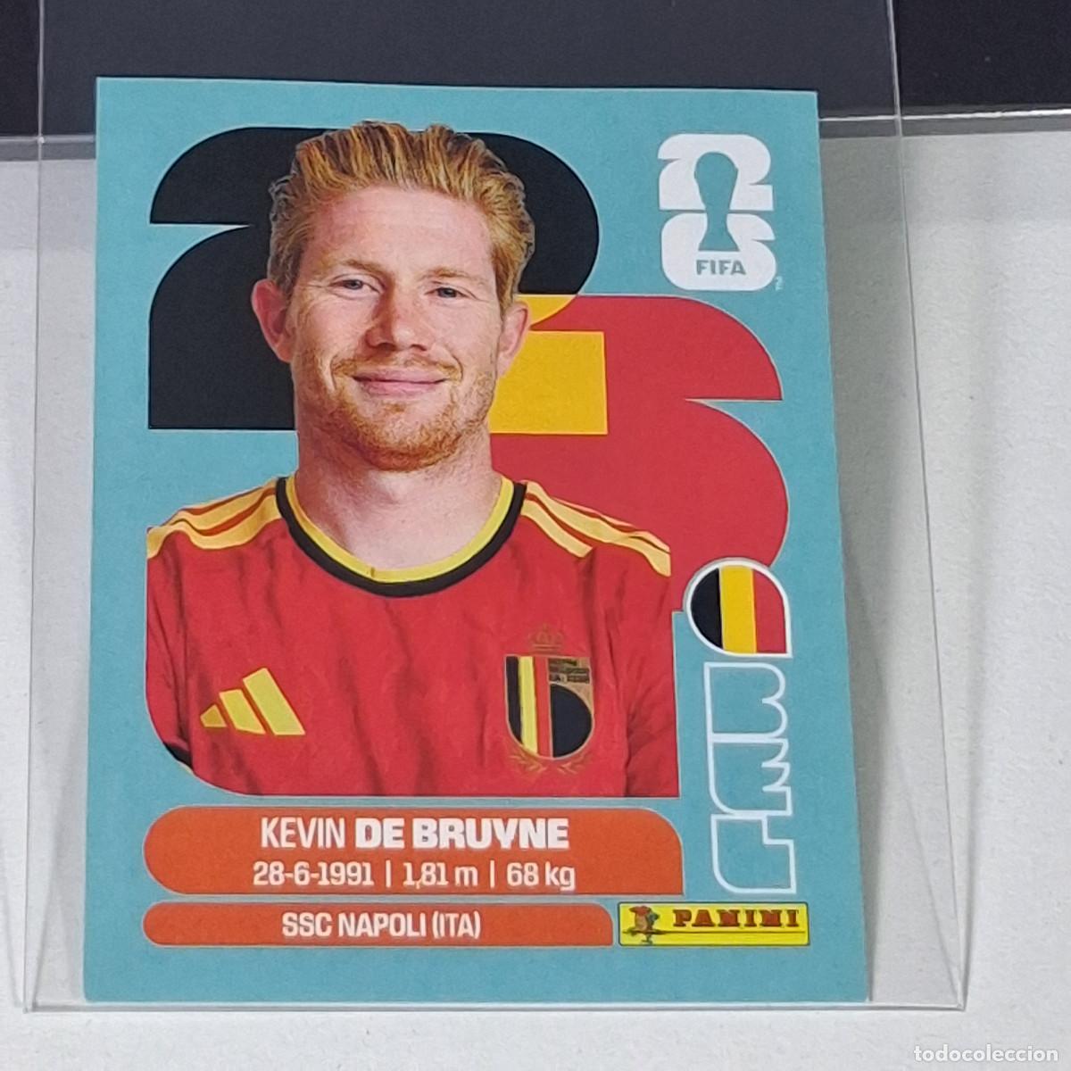 Cartes &agrave; collectionner de Football: B60 BEL15 KEVIN DE BRUYNE 15 B&Eacute;LGICA BELGIUM MUNDIAL FIFA WORLD CUP 2026 STICKER PANINI